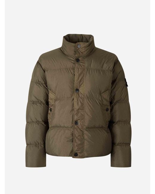 Plumífero Técnico Stone Island de hombre de color Green