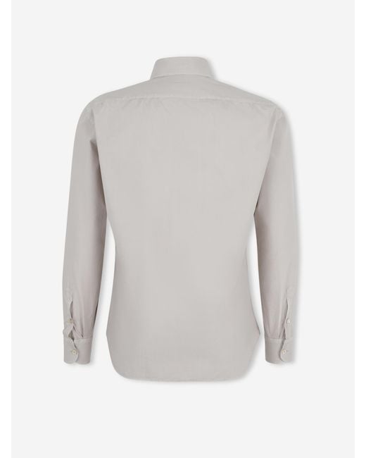 Santa Eulalia White Plain Shirt for men