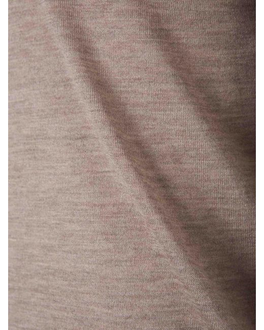 Santa Eulalia Natural Cashmere V-Neck Sweater for men