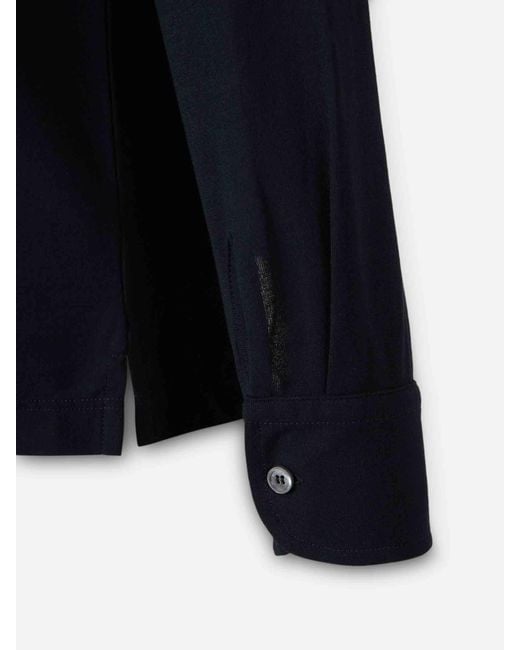 Zanone Blue Long Sleeve Shirt for men