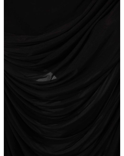 Safiyaa Black Maxi Knitted Dress