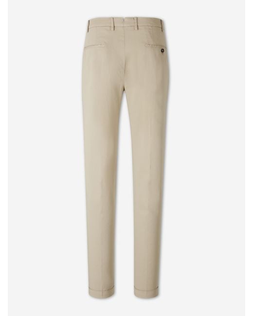 Santa Eulalia Natural Straight Chino Trousers for men