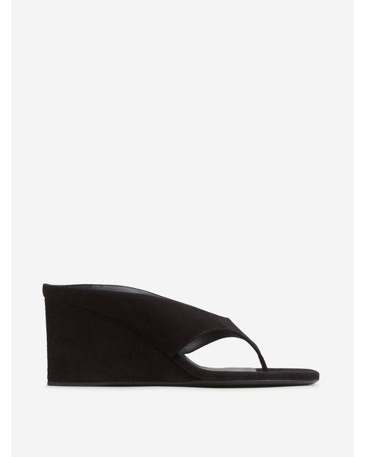 Alaïa White Cubic Mules Suede