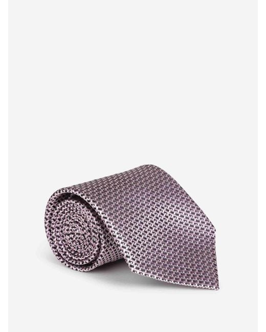 Tom Ford White Textured Tie for men