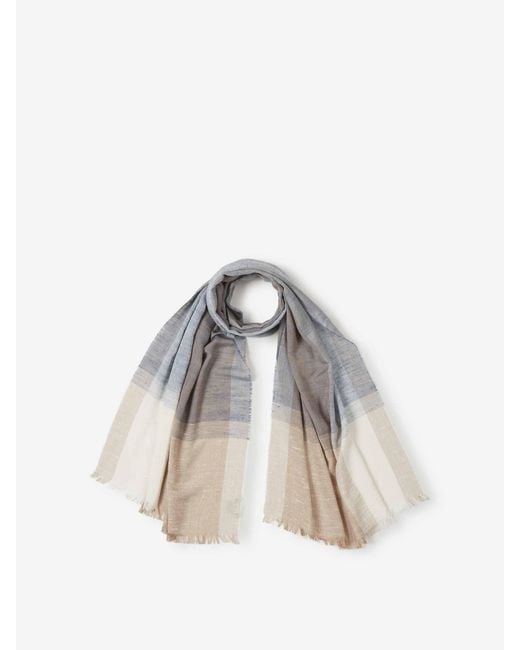 Santa Eulalia Multicolor Linen Scarf for men