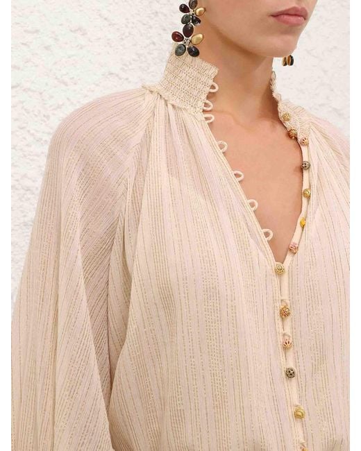 Zimmermann White Aster Blouse