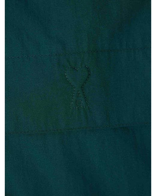 AMI Green Technical Jacket for men