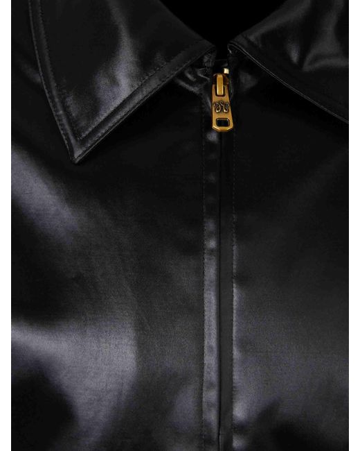 Willy Chavarria Black Opera Jacket for men