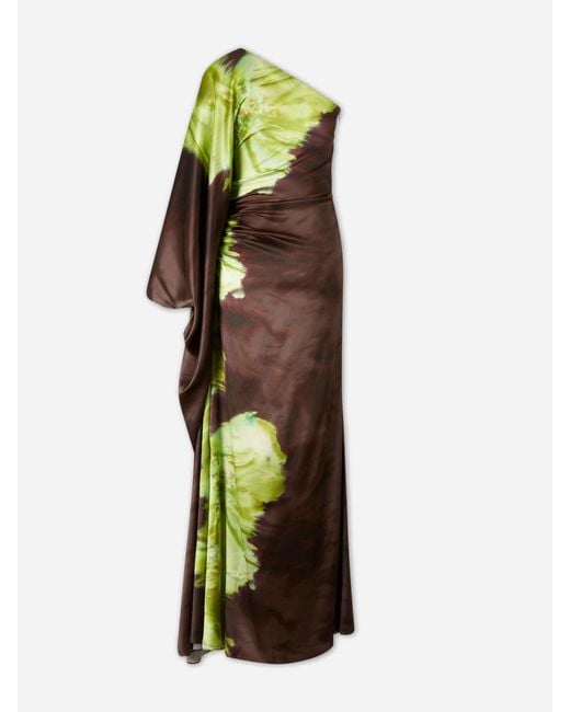 Silvia Tcherassi Green Aphrodite Maxi Dress