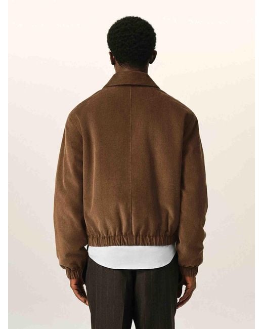 AMI Gefütterte Cordjacke in Brown für Herren