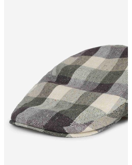 Lock & Hatters Gray Grosvenor Cap for men