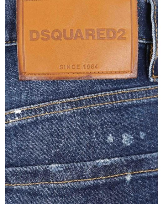 Bermudas Slim Denim DSquared² de hombre de color Blue