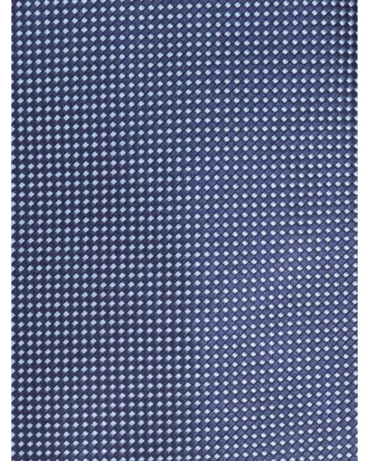 Petronius Corbata Texturizada Seda in Blue für Herren