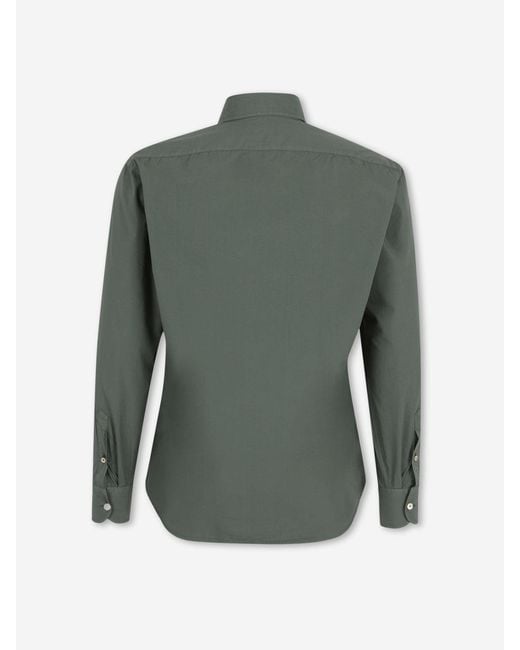 Santa Eulalia Green Plain Shirt for men