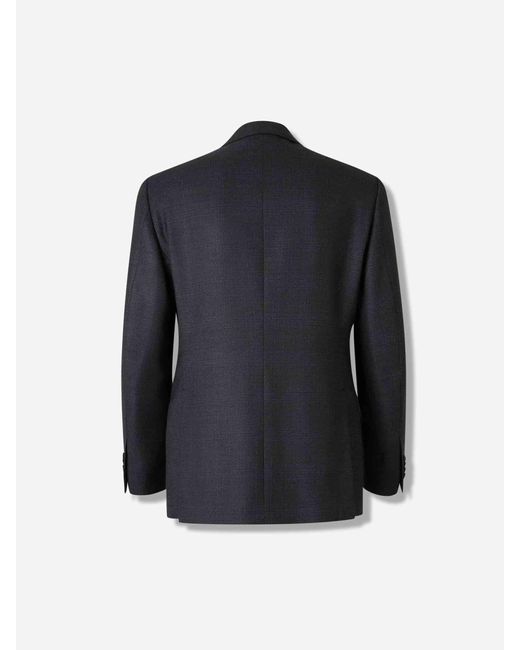 Lardini Blue Traje Cierre Recto for men