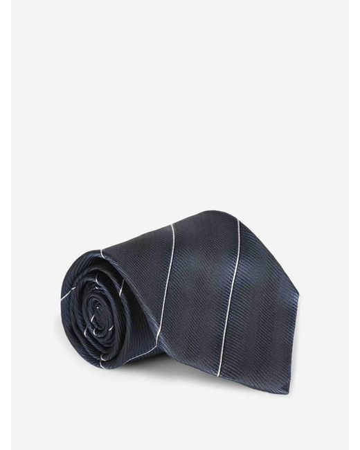 Tom Ford Blue Diagonal Stripe Tie for men