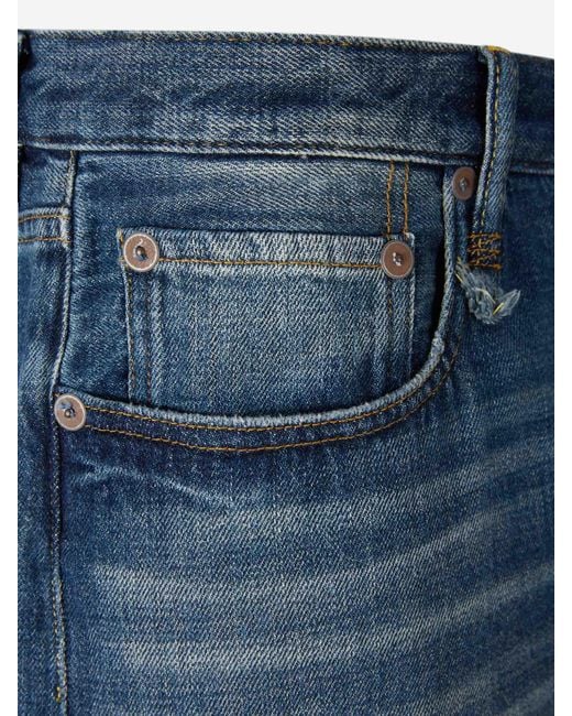 R13 Blue D'Arcy Wide Leg Jeans