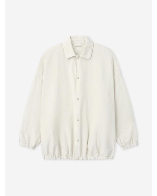 Fear Of God White Cotton Windbreaker for men