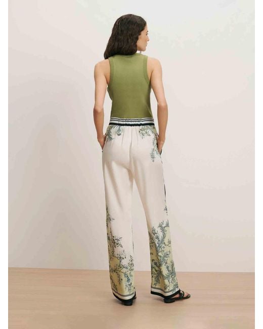 Veronica Beard Green Grigore Trousers