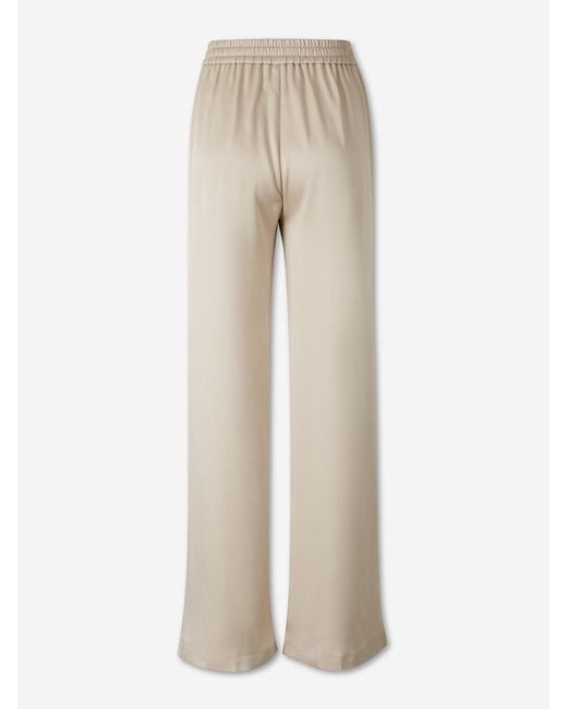 Herno Natural Wide Leg Casual Pants