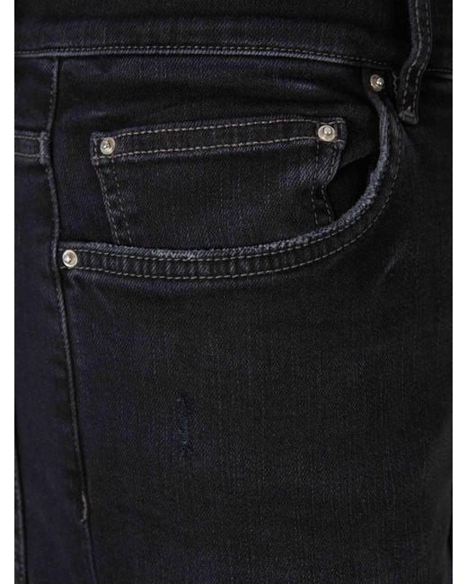 Amiri Blue Ripped Skinny Jeans for men