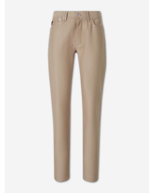 Brioni Natural Merano Cotton Jeans for men