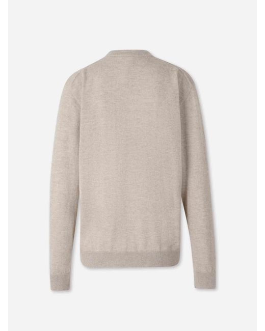 The Row White Extra Fine Knit Sweater
