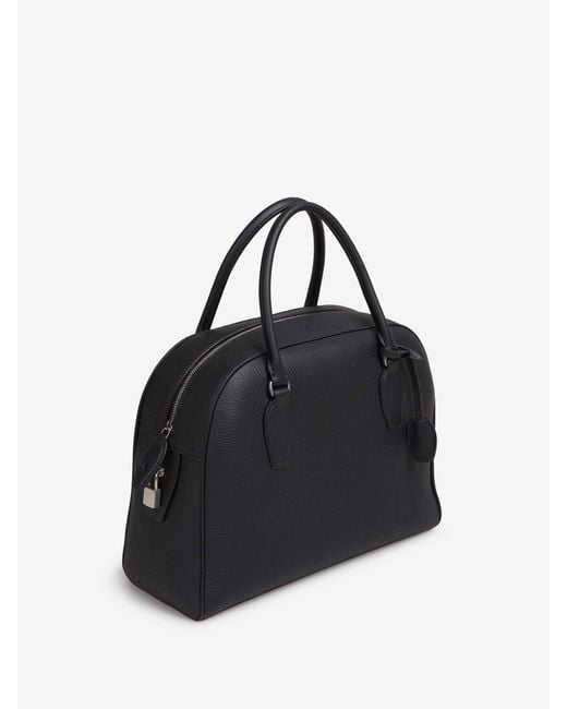 The Row Black Indian Bowling Bag