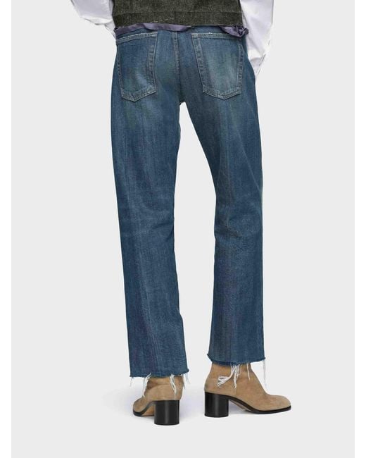Maison Margiela Blue Straight Jeans for men