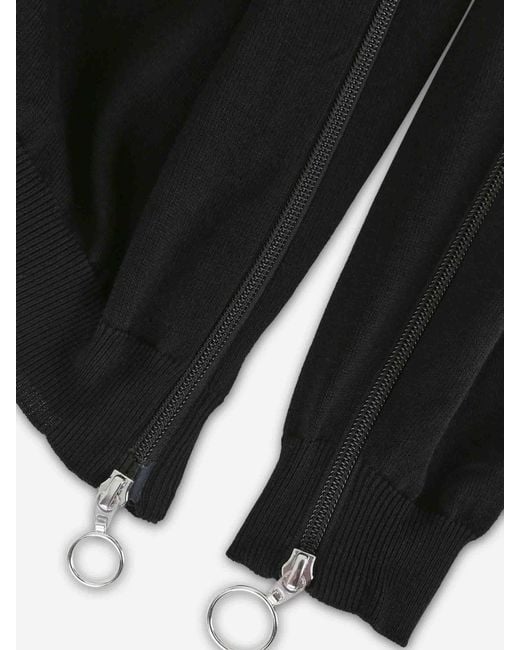 Setchu Black Crew Neck Sweater for men