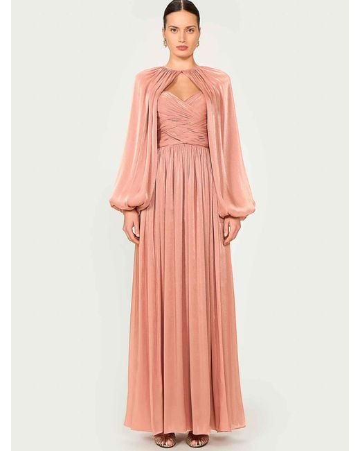 Costarellos Pink Maxi Dress Fayla