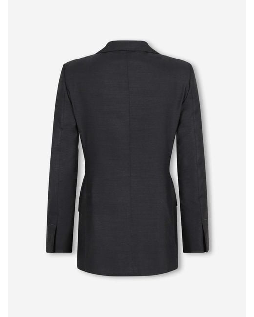 Americana Recta Seda Tom Ford de hombre de color Black