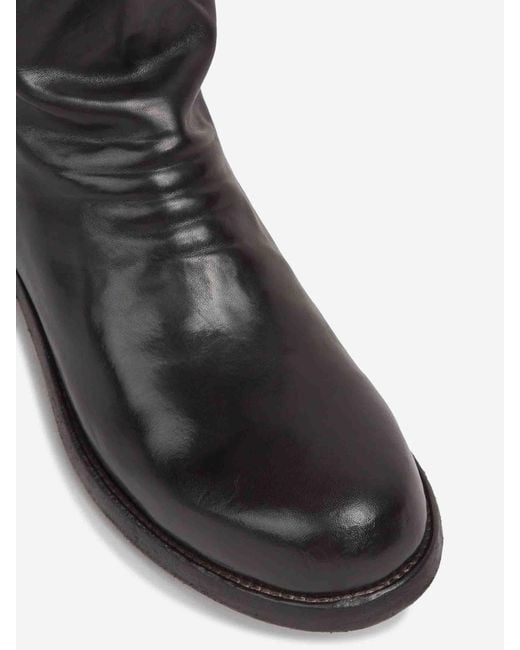 Officine Creative Black Bulla Dd 113 Boots for men