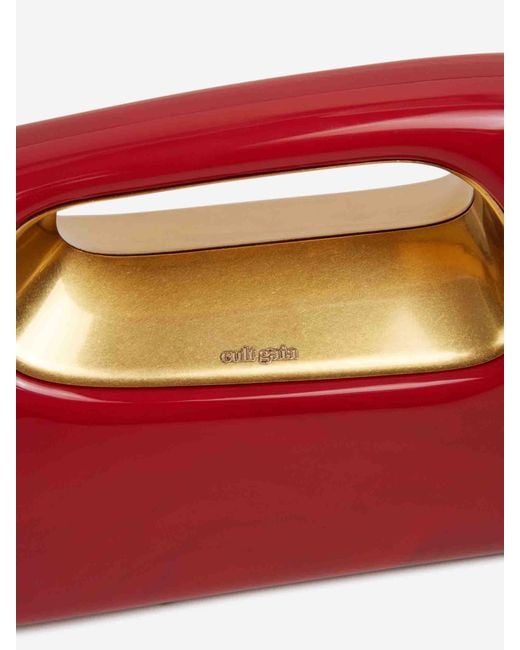 Cult Gaia Red Clutch Amara