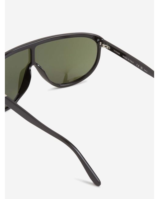 Totême Green Aviator Sunglasses