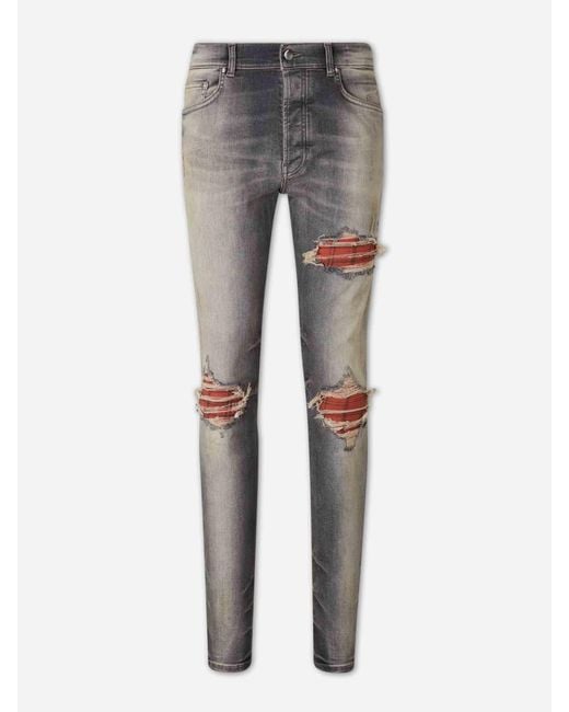 Amiri Gray Flannel Jeans Mx1 for men