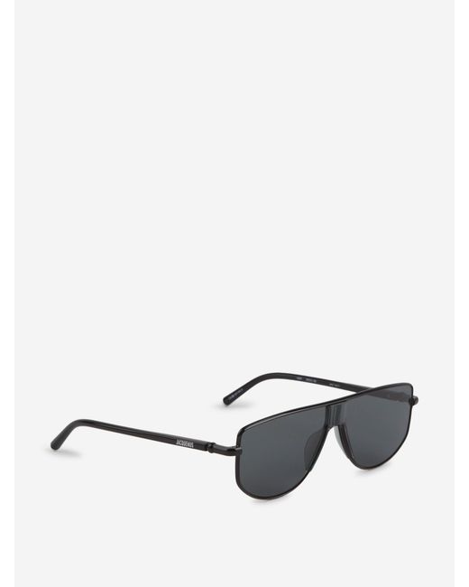Jacquemus Gray Square Sunglasses for men