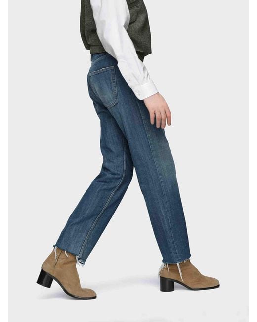 Maison Margiela Blue Straight Jeans for men
