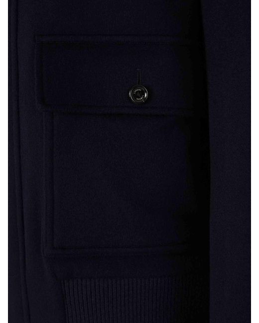 Lardini Blue Cashmere Wool Casual Jacket for men