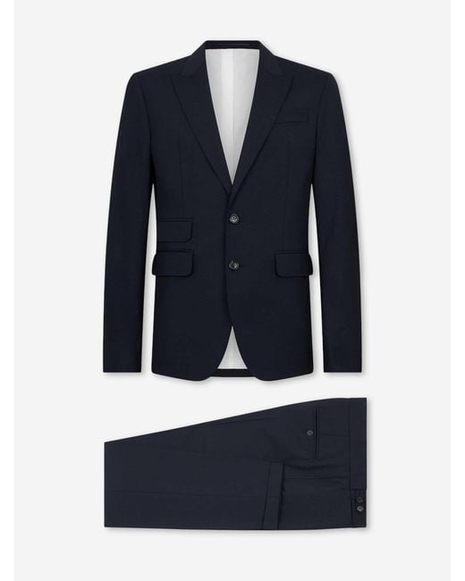 DSquared² Blue Tailored2 London Suit for men
