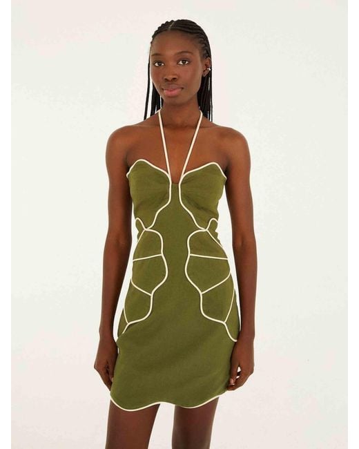 Farm Rio Green Short Dresses