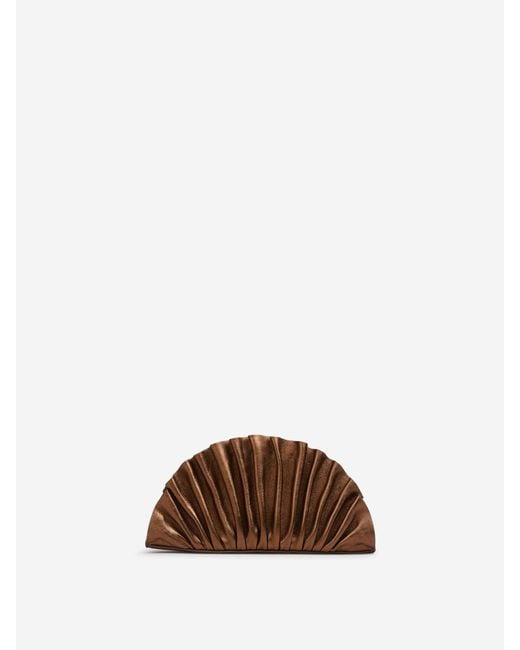 Cult Gaia Brown Nala Mini Clutch