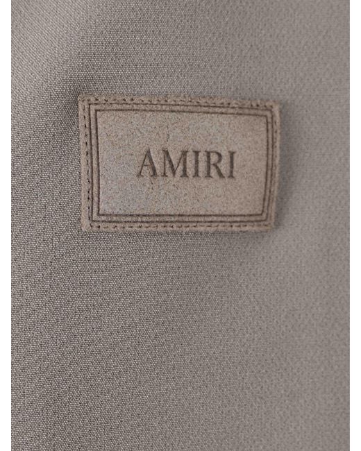 Amiri Gray Polyester Casual Jacket for men