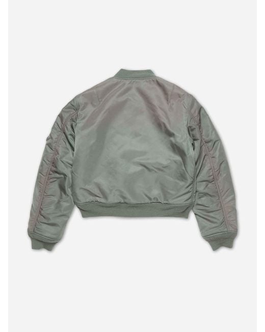 Acne Gray Washed Bomber Jacket for men