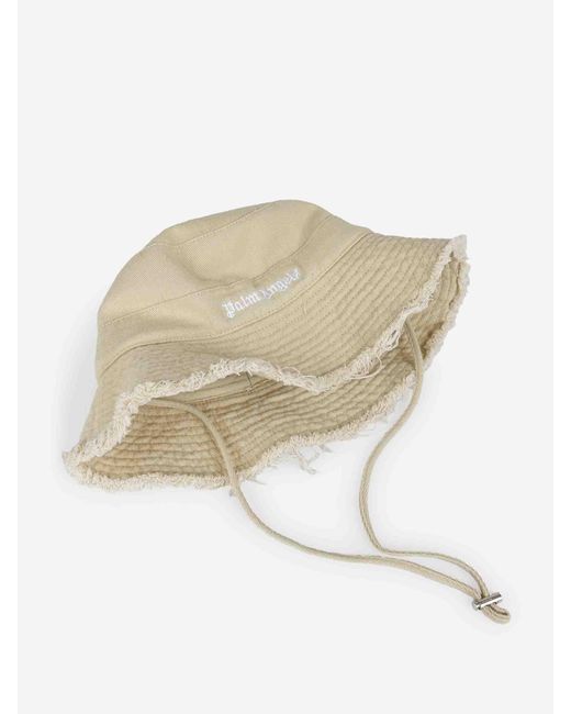 Palm Angels Natural Fisherman's Hat for men