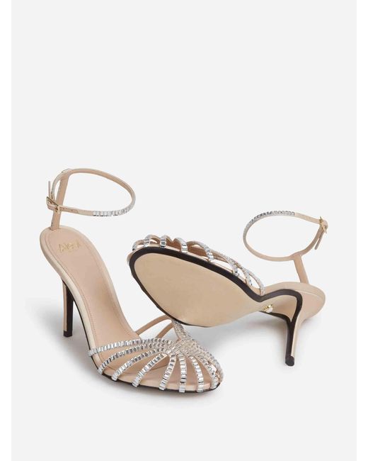 ALEVI White Penelope Xtal Sandals