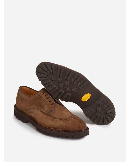 Scarpe Derby Stringate di Bontoni in Brown da Uomo