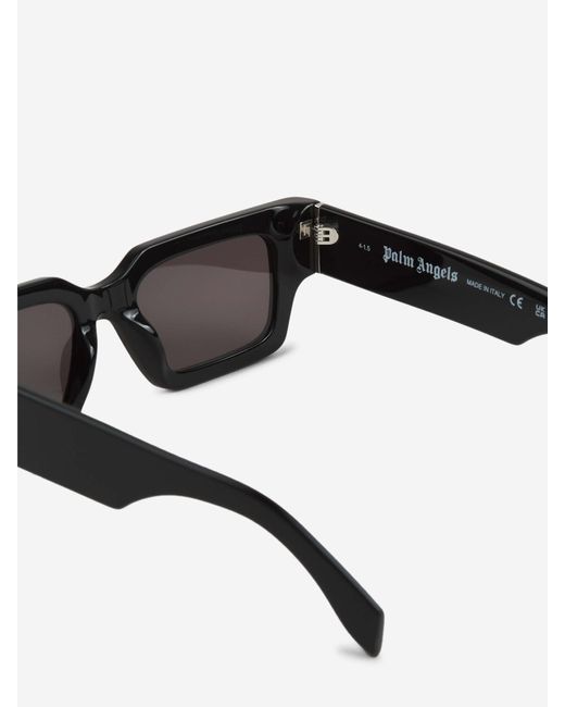Gafas Rectangulares di Palm Angels in Black da Uomo