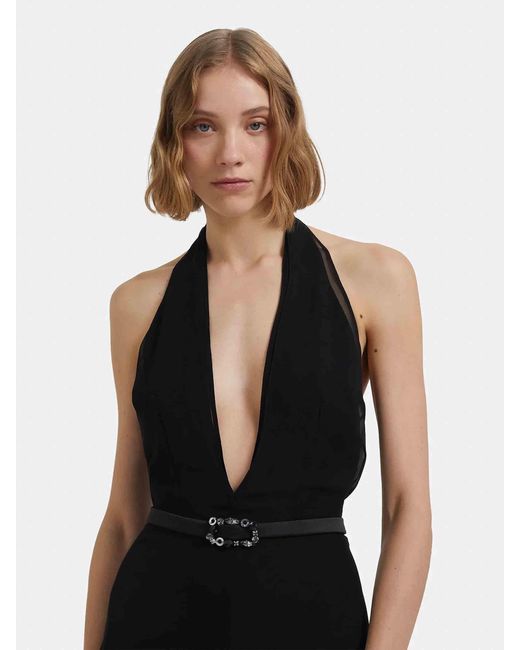 Safiyaa Black Morgana Maxi Dress