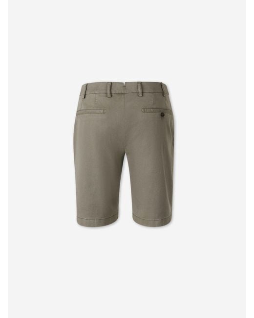 Santa Eulalia Gray Straight Bermuda Shorts for men